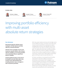Improving portfolio efficiency with multi