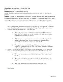 Alignment 1: 7.RP.1Cooking with the Whole Cup Grade 7 Domain