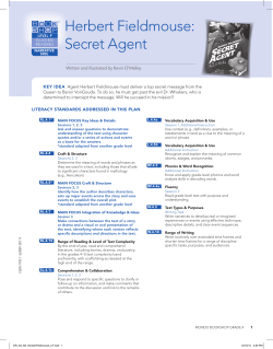 Herbert Fieldmouse: Secret Agent
