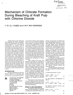 Mechanism of Chlorate Formation During Bleaching