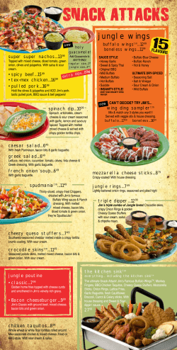 snack attacks - Jungle Jim`s