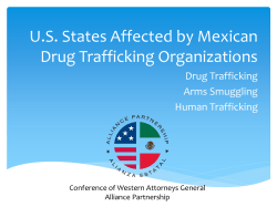 US States Affected by Mexican Drug Trafficking