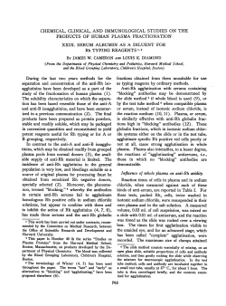 Anti-Rh agglutination with serums containing "blocking
