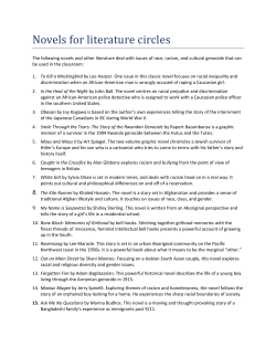 Novels for literature circles