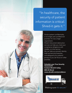 4-page section - Rhode Island Medical Society