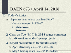 BAEN 673 / April 14, 2016