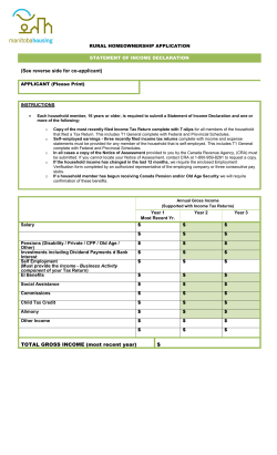 TOTAL GROSS INCOME (most recent year)