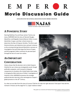 Discussion Guide - Japan-America Society of Central Ohio