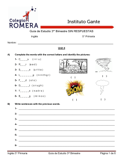 Guía de Estudio 3er Bimestre SIN RESPUESTAS