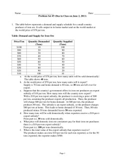 Problem Set 5 Answer Key