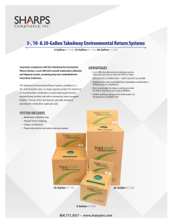 3-Gallon TakeAway Environmental Return System