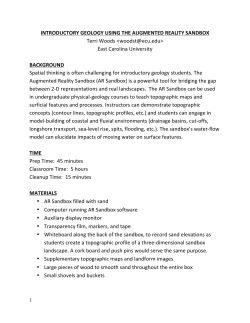 Final sandbox lesson plan May 16