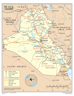Map of Iraq - the United Nations