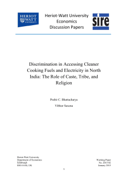 Discrimination in Accessing Cleaner Cooking Fuels and Electricity in