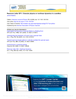 Granular-Res. Letter