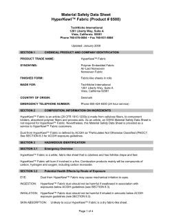 MSDS HyperKewl - TechNiche Europe