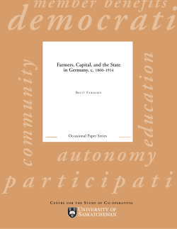 member benefits - Centre for the Study of Co