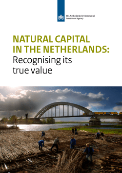 Natural Capital in the Netherlands: Recognising its true value