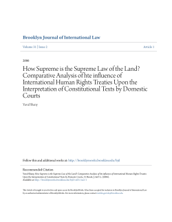 how supreme is the supreme law of the land