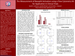 Basophil Activation - Flow Contract Site Laboratory