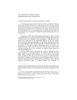 The Confirmation Obstacle Course: Signaling Opposition through