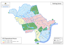 Parking Zones CPZ Operational Hours
