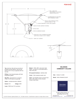 sample configuration - Sheridan Lighting Systems, Inc.