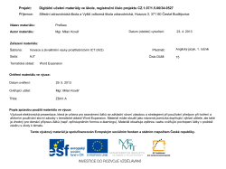 15 &ndash; Prefixes - SZ&Scaron; a VO&Scaron; zdravotnick&aacute; Česk&eacute; Budějovice