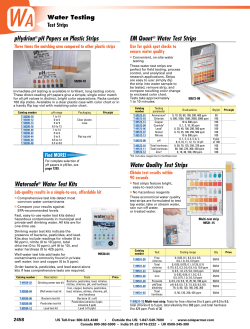 EM Quant® Water Test Strips Water Quality Test - Cole