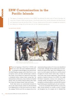ERW Contamination in the Pacific Islands
