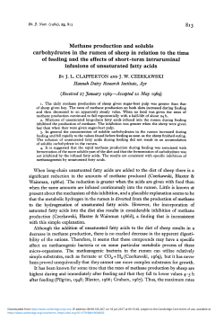 813 Methane production and soluble