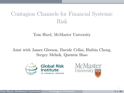 Contagion Channels for Financial Systemic Risk