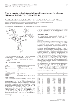 Crystal structure of n-butyl-chlorido