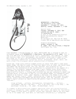 NEGROGOTHIC, A Manifesto The Aesthetics of M