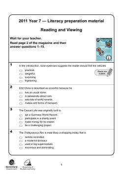 Set 3 Reading questions (PDF, 1052 kB )