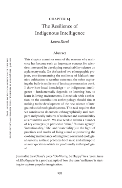 The Resilience of Indigenous Intelligence