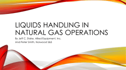 Liquids Handling in Natural Gas Operations