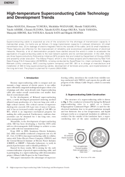 High-temperature Superconducting Cable Technology and