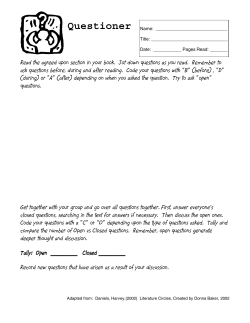 Questioner - Teachers.Net