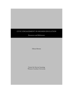 civic engagement in higher education