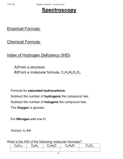 Notes #5 - Spectroscopy