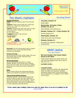 This Week`s Highlights - Forsyth County Schools