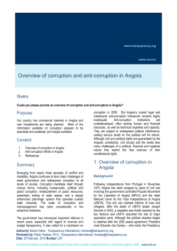 - U4 Anti-Corruption Resource Centre