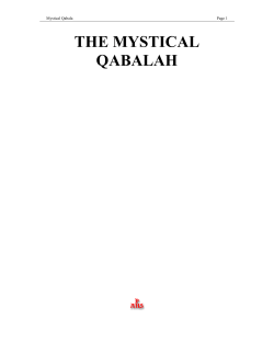 The Mystical Qabalah - Hermetic Order of the Golden Dawn