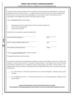 SCOC 2015 16 Final Copy - Hernando County School District