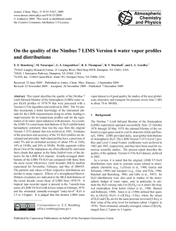 On the quality of the Nimbus 7 LIMS Version 6 water vapor profiles