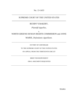 No. 13-1653 SUPREME COURT OF THE UNITED