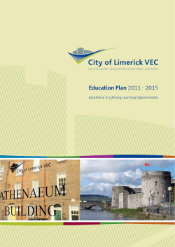 City of Limerick VEC Education Plan 2011 - 2015