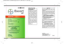 Escort XP - Backed By Bayer