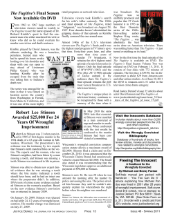 The Fugitive`s Final Season Now Available On DVD